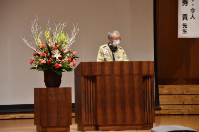 受賞者代表あいさつ